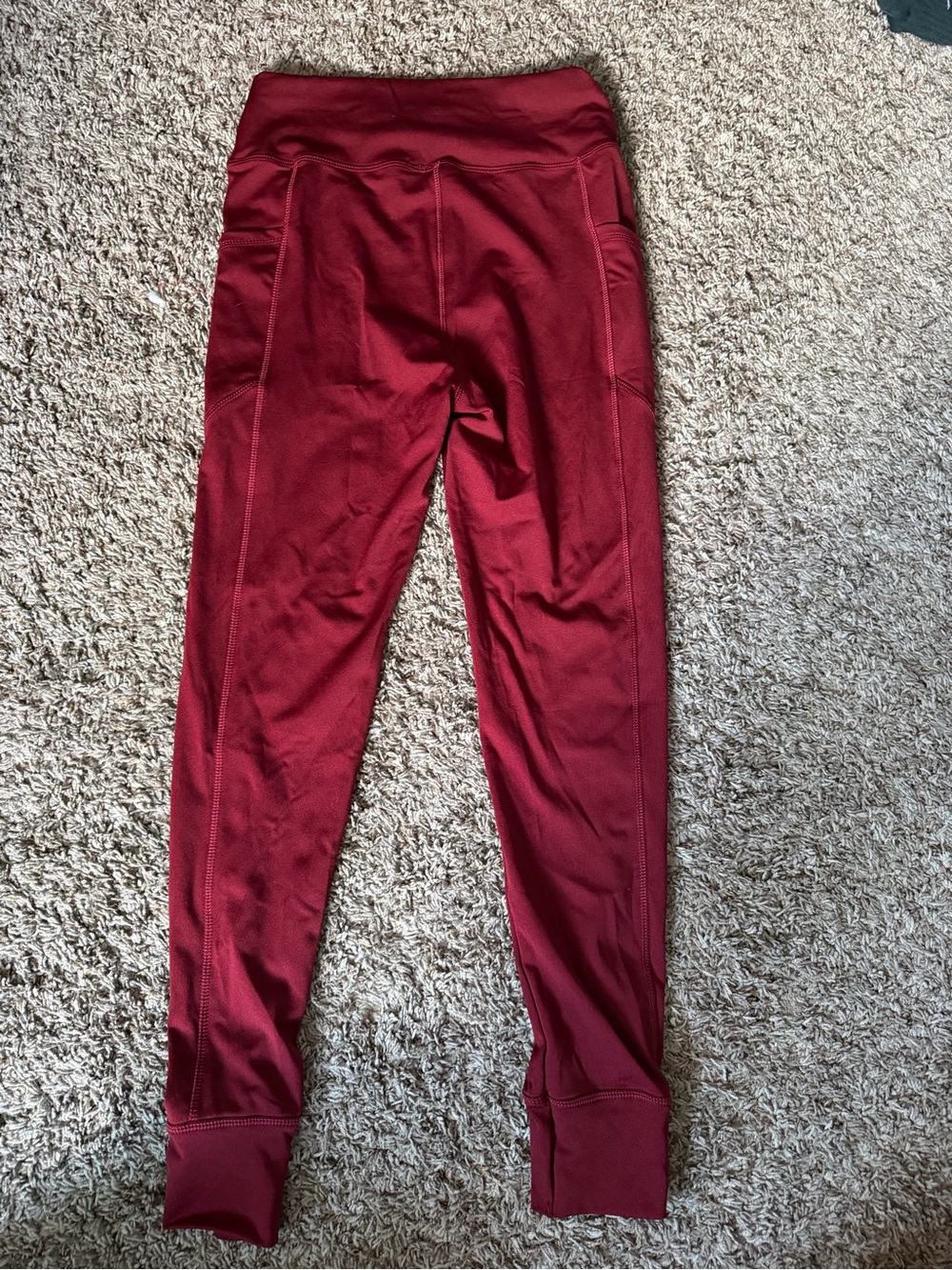 Women’s Maroon Active Leggings
